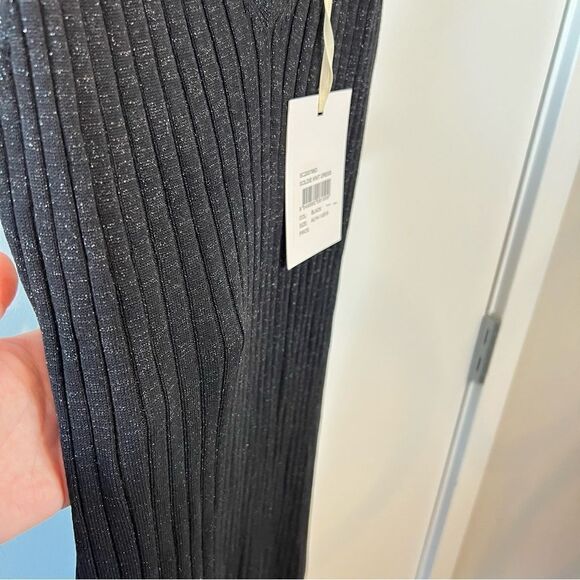 NWT Significant Other Goldie Rib Knit Midi Dress in Black Shimmer 10 - Picture 7 of 7